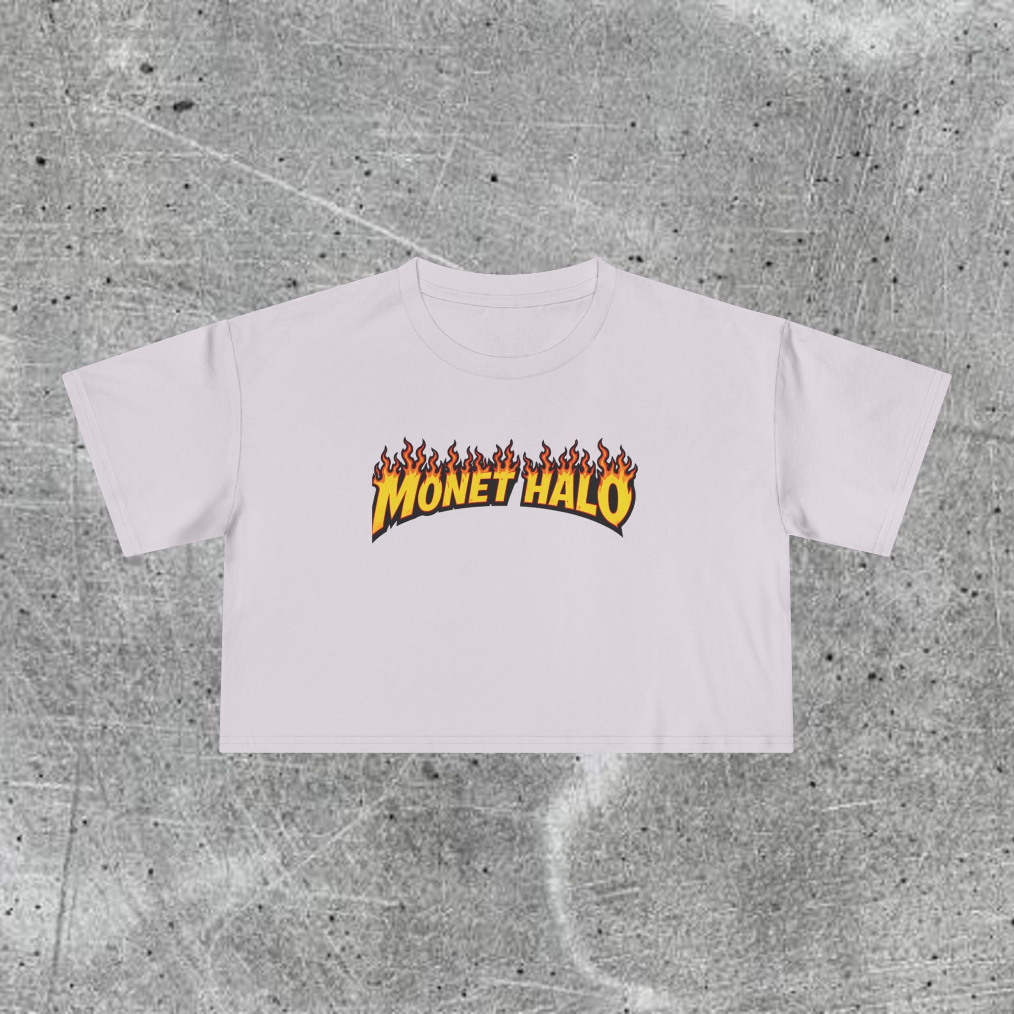 WOMEN’S CROP FIRE AURA TEE