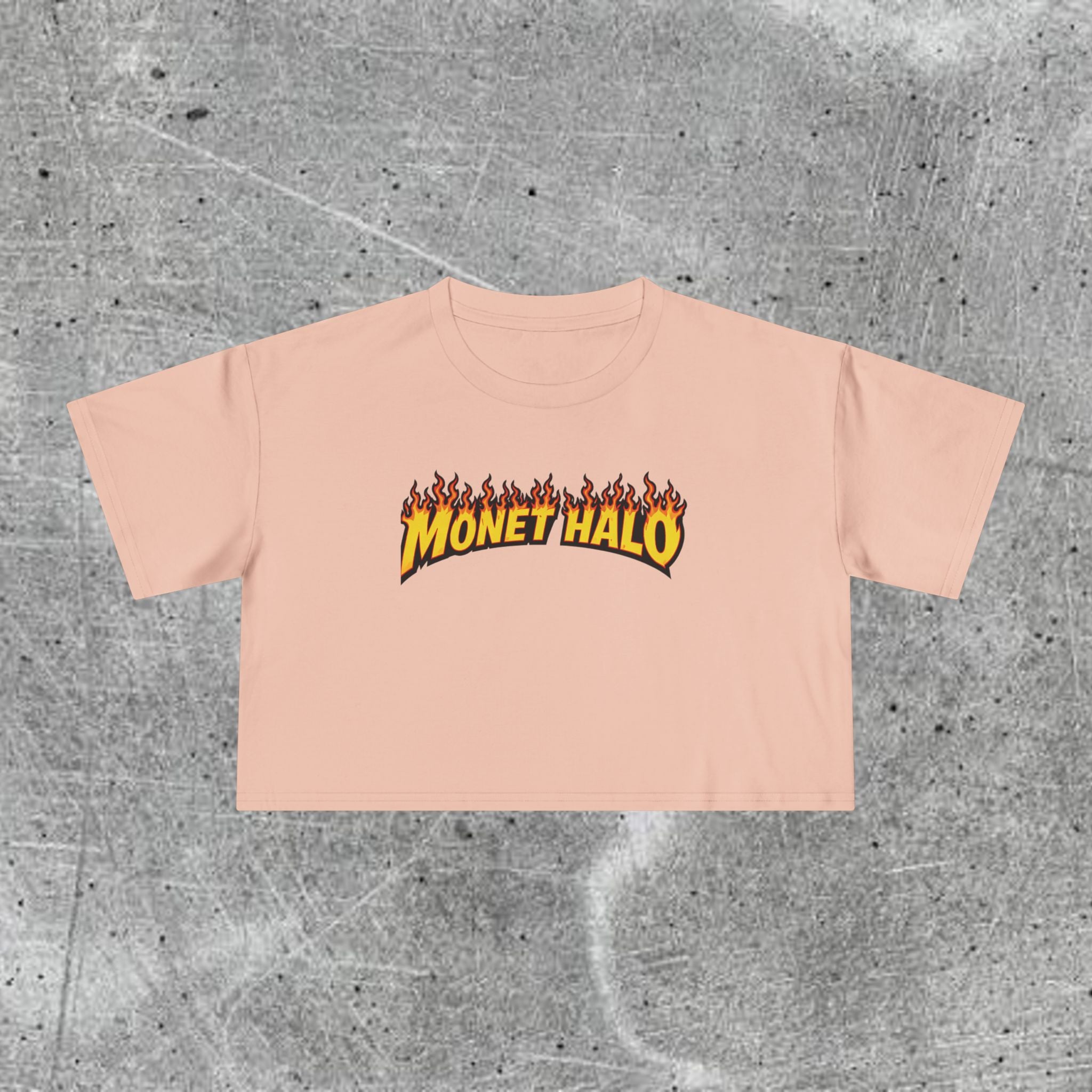 WOMEN’S CROP FIRE AURA TEE