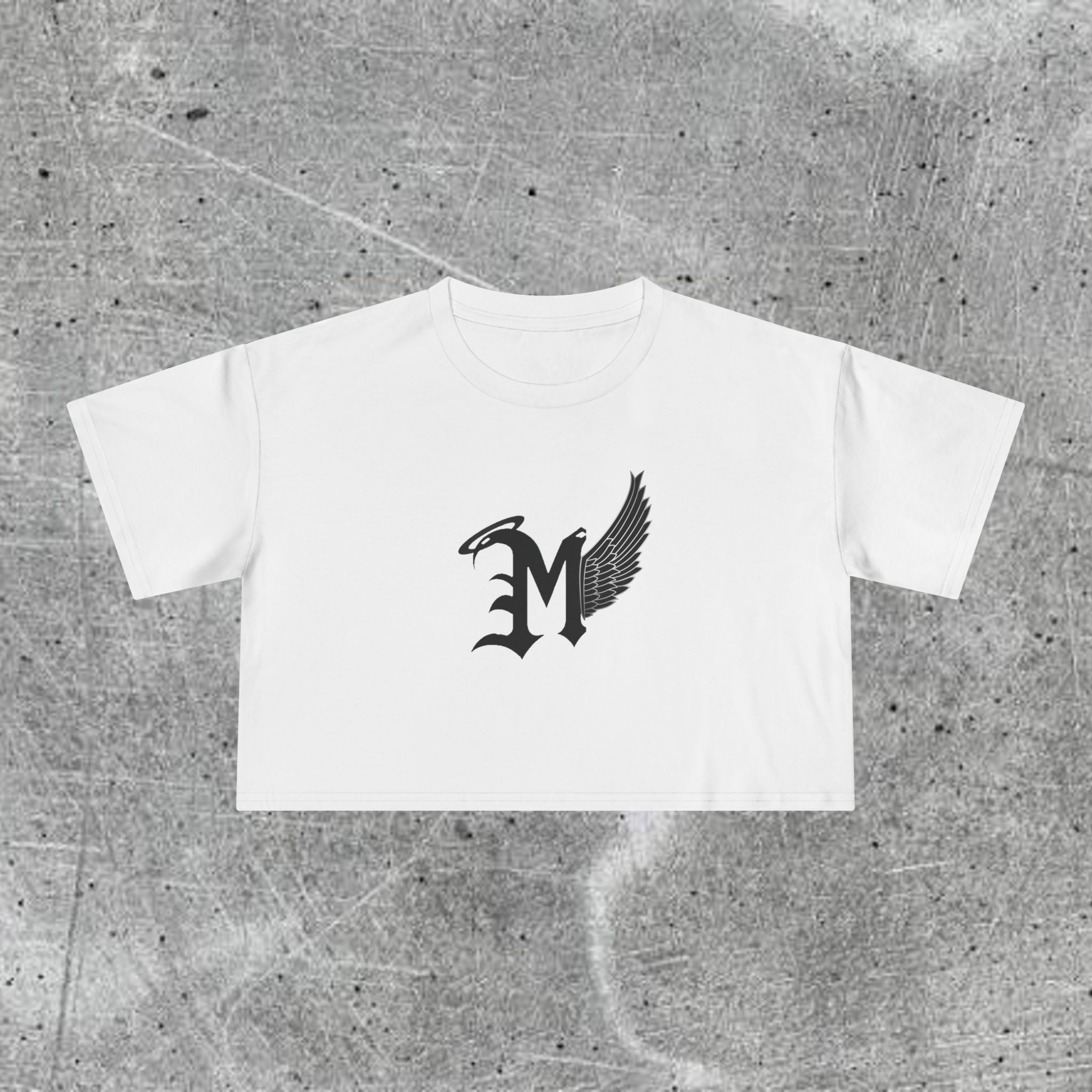 LARGE LOGO WOMEN’S CROP TEE